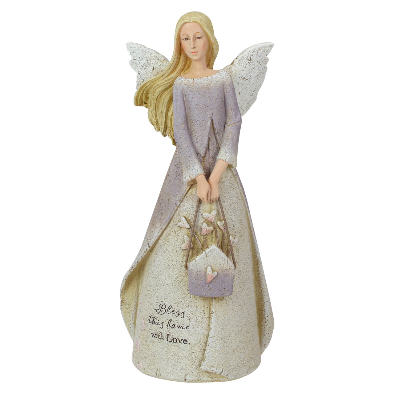 Roman Heavenly Blessings Collection "Bless This Home" Angel Figurine - 8.5"